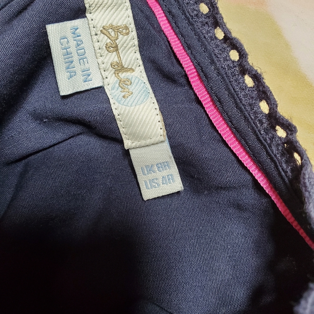 Boden navy blue eyelet dress - Picture 9 of 9